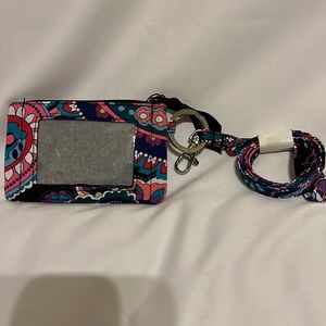 Vera Bradley Zip ID Lanyard